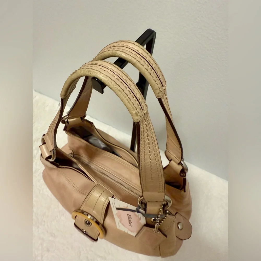 Coach Vintage Lynn Soho Champagne Beige Leather Shoulder Bag - Picture 7 of 8